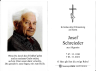 Josef Schreieder Sterbebild